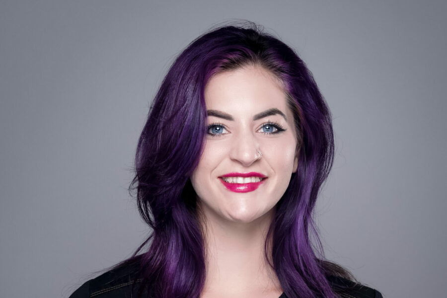Professional Microblading Artist Amanda White in Modern Salon
