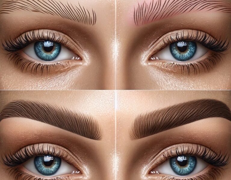 Comparison of Botched and Beautifully Microbladed Eyebrows
